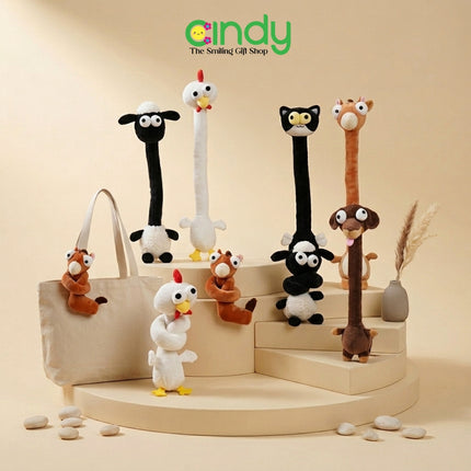 Cindy Gantungan Kunci Boneka Panjang Hug Doll Bag Charm Boneka Ikat Tas Lucu Aksesoris Tas Viral