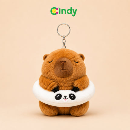 CINDY Gantungan Kunci Capybara Ribbon - Aksesoris Hiasan Tas Capybara Lucu - CBG1353