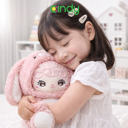 Cindy Boneka Baby Three Costume Rabbit Bunny Plush Toy - Plush Lembut untuk Kado Ulang Tahun Anak