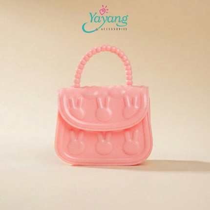 Yayang Tas Jelly Bunny Anak Tas Mini Selempang Anak Perempuan Tas Imut Fashion Anak Tas Crossbody Mini