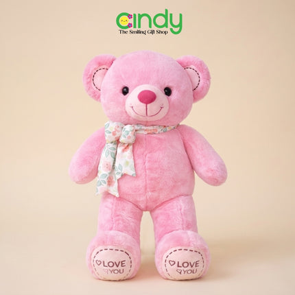 Cindy Teddy Bear Gipsy Syall Plush Toy - Mainan Anak Boneka Beruang Lucu untuk Kado Ulang Tahun
