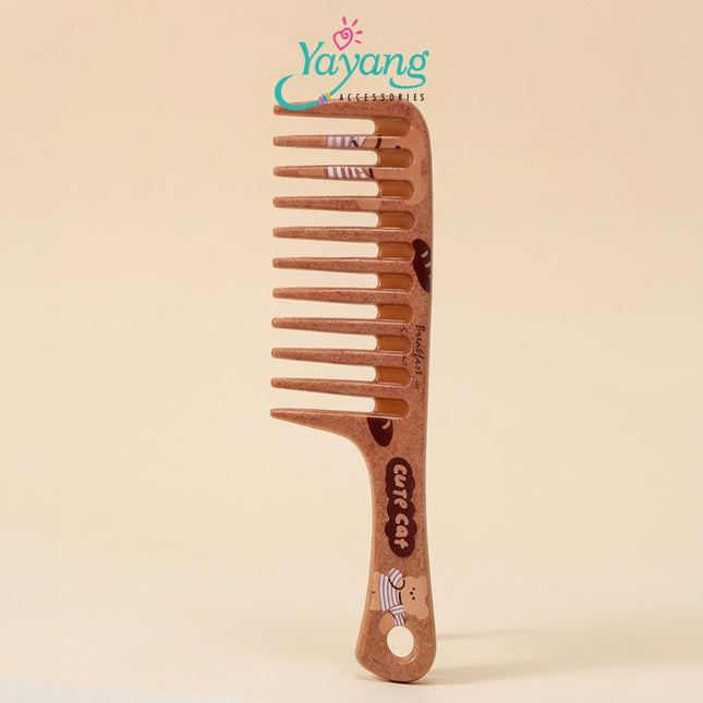 YAYANG Sisir Rambut Renggang Gigi Jarang - Sisir Rambut Rontok Anti Kusut - Alat Kecantikan Rambut