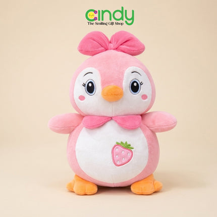 Cindy Boneka Penguin Lucu Pita Plush Doll Anak Perempuan Imut Empuk - Boneka Hadiah Anak