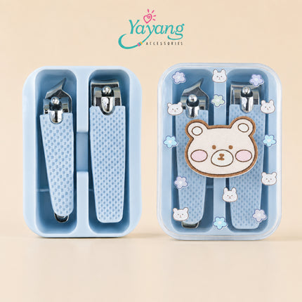 YAYANG Gunting Kuku Anak 2in1 Karakter Lucu - Alat Kecantikan Kuku Menicure Pedicure - NKG0170