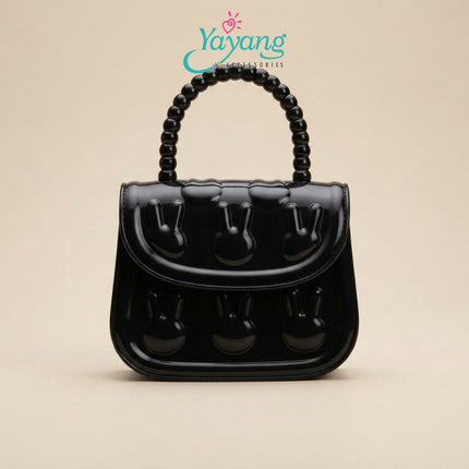 Yayang Tas Jelly Bunny Anak Tas Mini Selempang Anak Perempuan Tas Imut Fashion Anak Tas Crossbody Mini