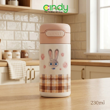 CINDY ORIGINAL DISNEY Tumbler Anak Zootopia 230ml Stainless Steel Botol Minum Karakter Disney Anti Bocor