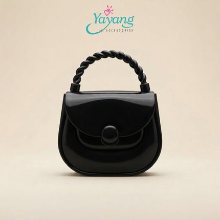 Yayang Tas Jelly Mini Anak Tas Selempang Jelly Anak Perempuan Tas Crossbody Mini Tas Pesta Anak