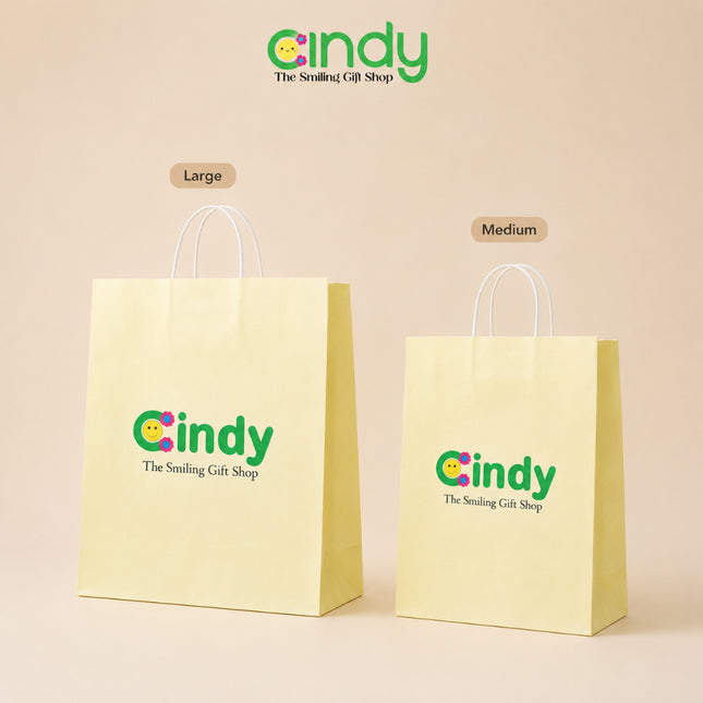 CINDY Paper Bag Tas Kado Premium Size Small Medium Large - Pembungkus Kado