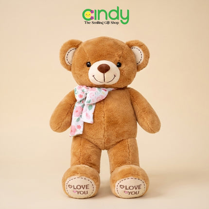 Cindy Teddy Bear Gipsy Syall Plush Toy - Mainan Anak Boneka Beruang Lucu untuk Kado Ulang Tahun