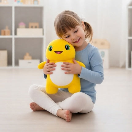 Cindy Boneka Nailong Milk Dragon Standing Plush Toy - Mainan Boneka Dino Kuning Lucu Hadiah Kado Ulang Tahun
