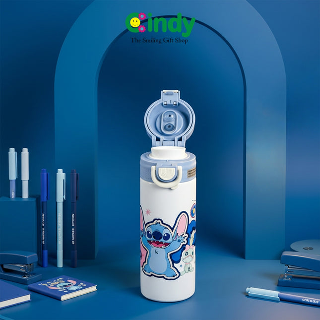 Cindy Original Disney Botol Minum Disney Karakter Stitch Stainless Steel