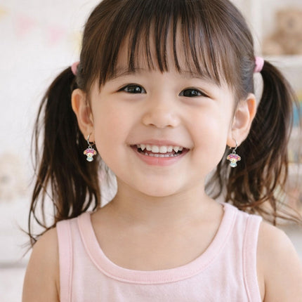 Yayang Giwang Anak Official License Sanrio - Anting Perhiasan Anak Lapis Emas - Gold Plated Titanium