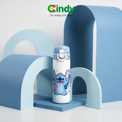Cindy Original Disney Botol Minum Disney Karakter Stitch Stainless Steel