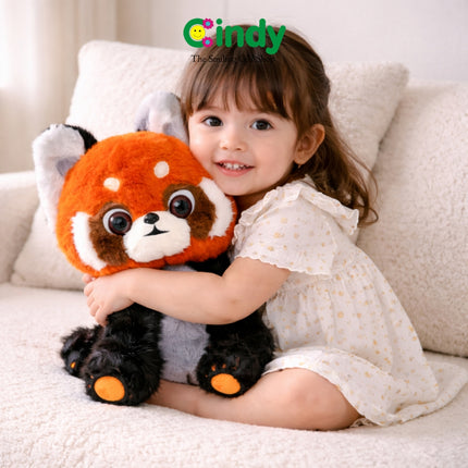 Cindy Boneka Panda Merah Imut Plush Toy Lembut Hadiah Anak Kado Ulang Tahun - Boneka Red Panda