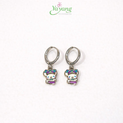 Yayang Giwang Anak Official License Sanrio - Anting Perhiasan Anak Lapis Emas - Gold Plated Titanium