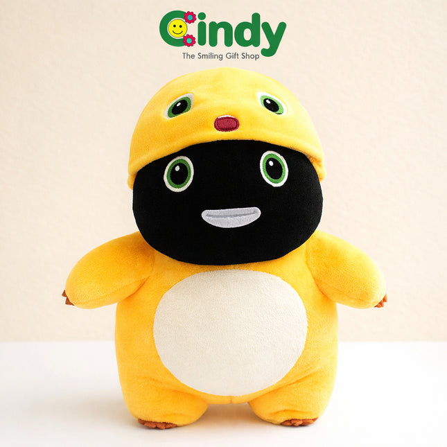 Cindy Boneka Nailong Gosong Black Face Changing Plush Toy - Mainan Dino Kuning Lucu Bisa Ganti Wajah
