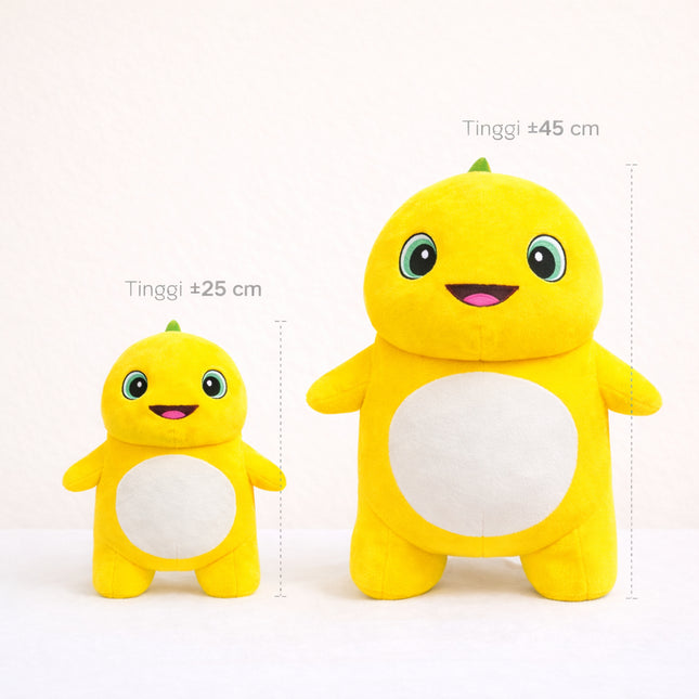 Cindy Boneka Nailong Milk Dragon Standing Plush Toy - Mainan Boneka Dino Kuning Lucu Hadiah Kado Ulang Tahun