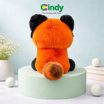 Cindy Boneka Panda Merah Imut Plush Toy Lembut Hadiah Anak Kado Ulang Tahun - Boneka Red Panda