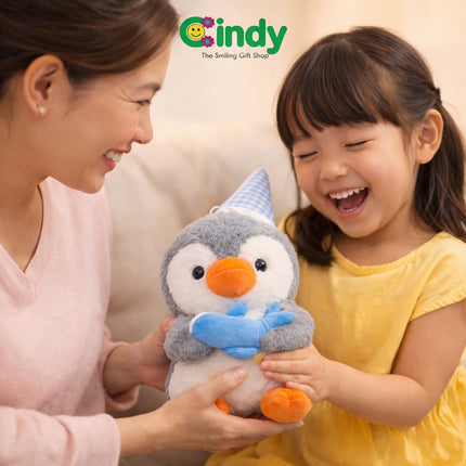Cindy Boneka Penguin Plush Toys Empuk Lucu Anak - Boneka Hadiah Anak Premium