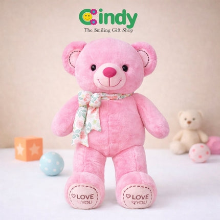 Cindy Teddy Bear Gipsy Syall Plush Toy - Mainan Anak Boneka Beruang Lucu untuk Kado Ulang Tahun
