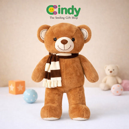 Cindy Teddy Bear Gipsy Syall Plush Toy - Mainan Anak Boneka Beruang Lucu untuk Kado Ulang Tahun