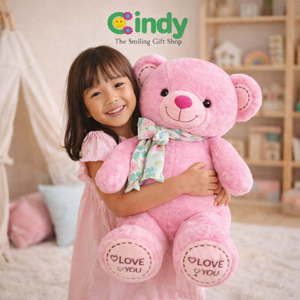 Cindy Teddy Bear Gipsy Syall Plush Toy - Mainan Anak Boneka Beruang Lucu untuk Kado Ulang Tahun