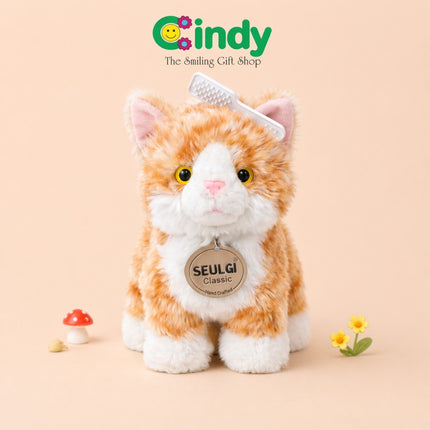 Cindy Boneka Kucing Seulgi Mio - Gratis Sisir - Boneka Mainan Anak Empuk Lembut Hadiah Anak