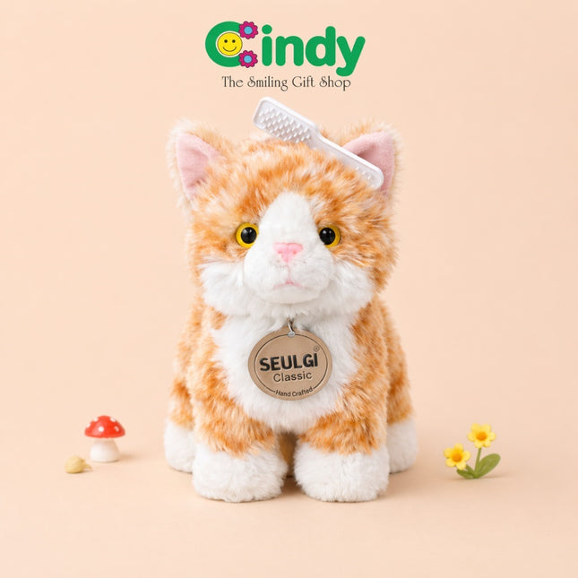Cindy Boneka Kucing Seulgi Mio - Gratis Sisir - Boneka Mainan Anak Empuk Lembut Hadiah Anak