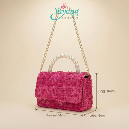 Yayang Tas Ruby Selempang Anak Perempuan - Fashion Korean Style Mini Sling Bag Kids Lucu Imut Premium