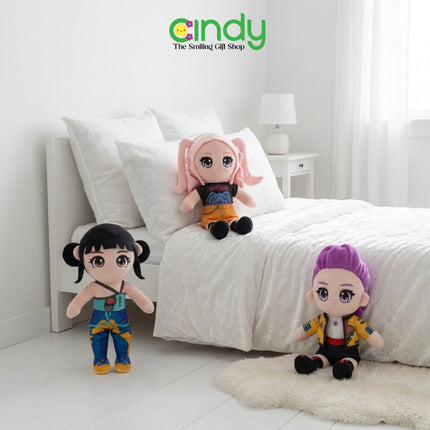 Cindy Boneka KPop Demon Hunters Plush Doll Karakter Kpop Boneka Lucu Anime Korea Hadiah Anak