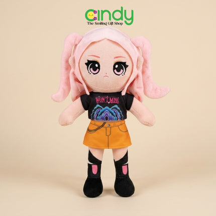 Cindy Boneka KPop Demon Hunters Plush Doll Karakter Kpop Boneka Lucu Anime Korea Hadiah Anak