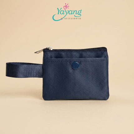 Yayang Dompet Koin Wanita Mini Wallet Pouch Uang Receh Dompet Kartu Multifungsi Zipper Coin Purse Premium