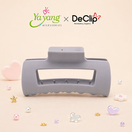 YAYANG x DeClip Jedai Elastic Haircules Jepit Kotak Elastic Flexible Ukuran 10 Cm Series
