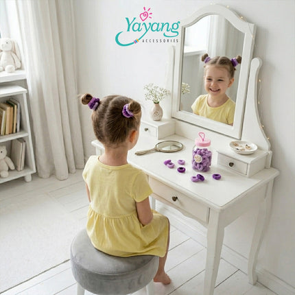 Yayang Ikat Rambut Anak Warna Warni Isi Banyak Karet Rambut Mini Soft Hair Tie Korea Aksesoris Rambut Baby Perempuan