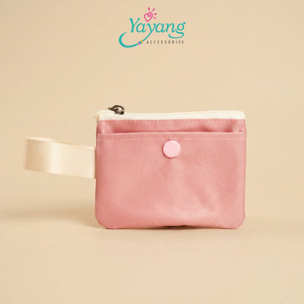 Yayang Dompet Koin Wanita Mini Wallet Pouch Uang Receh Dompet Kartu Multifungsi Zipper Coin Purse Premium