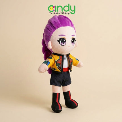 Cindy Boneka KPop Demon Hunters Plush Doll Karakter Kpop Boneka Lucu Anime Korea Hadiah Anak