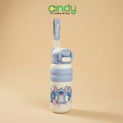 CINDY Tumbler Disney Stitch Original 420ml - 550ml Botol Minum Stainless Steel Termos Tahan Panas Dingin Anti Bocor
