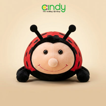 Cindy Boneka Plush Ladybug Dan Bee Lucu Empuk Boneka Tidur Anak Hadiah Kawaii Aesthetic