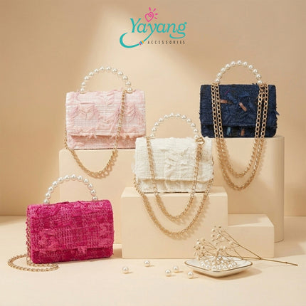 Yayang Tas Ruby Selempang Anak Perempuan - Fashion Korean Style Mini Sling Bag Kids Lucu Imut Premium