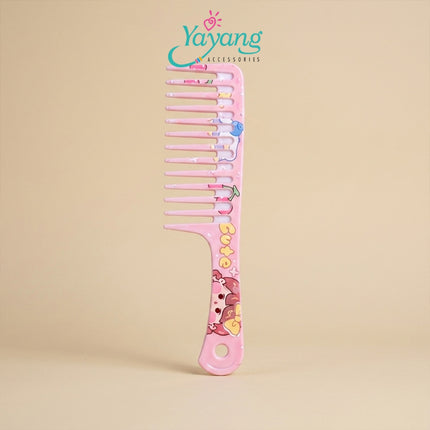 Yayang Sisir Rambut Jumbo Dewasa Gigi Jarang Anti Kusut Wide Tooth Comb Sisir Rambut Panjang Tebal Keriting Premium