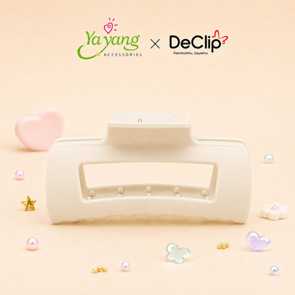YAYANG x DeClip Jedai Elastic Haircules Jepit Kotak Elastic Flexible Ukuran 10 Cm Series