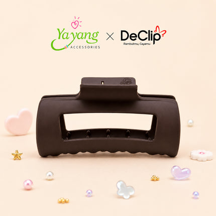 YAYANG x DeClip Jedai Elastic Haircules Jepit Kotak Elastic Flexible Ukuran 10 Cm Series
