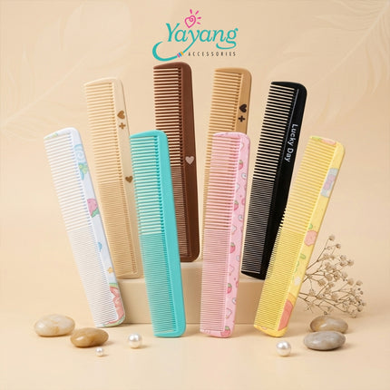 Yayang isir Rambut Premium Anti Kusut Estetik Wanita Sisir Salon Sisir Rambut Panjang Pendek Travel Portable