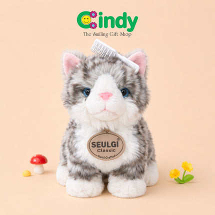 Cindy Boneka Kucing Seulgi Mio - Gratis Sisir - Boneka Mainan Anak Empuk Lembut Hadiah Anak