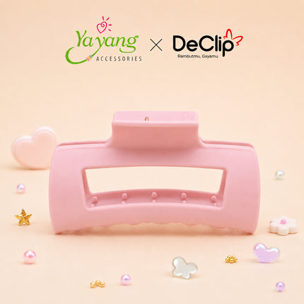 YAYANG x DeClip Jedai Elastic Haircules Jepit Kotak Elastic Flexible Ukuran 10 Cm Series
