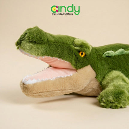 Cindy Boneka Buaya Plush Jumbo Boneka Crocodile Lucu Bantal Boneka Hewan Lembut Anak