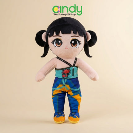 Cindy Boneka KPop Demon Hunters Plush Doll Karakter Kpop Boneka Lucu Anime Korea Hadiah Anak