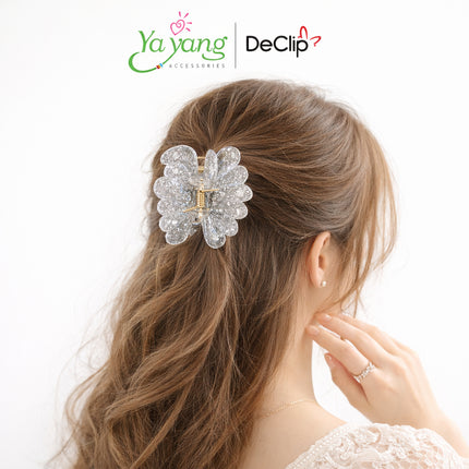 YAYANG x DeClip Jedai Flower Bloom Haricules Gigi 5 Ukuran 5 Cm Gliter Series