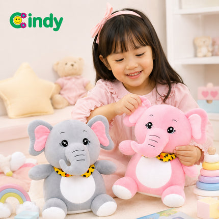[SPECIAL BUNDLE] CINDY Cindy Boneka Gajah Emoy Soft Plush - Cute Baby Elephant Plush Toys - Mainan Anak Hadiah Ulang Tahun