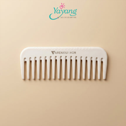 Yayang Sisir Rambut Size Mini Anti Kusut Wide Tooth Comb Sisir Gigi Jarang Premium Sisir Rambut Panjang Keriting Tebal Sisir Hair Styling Wanita Pria